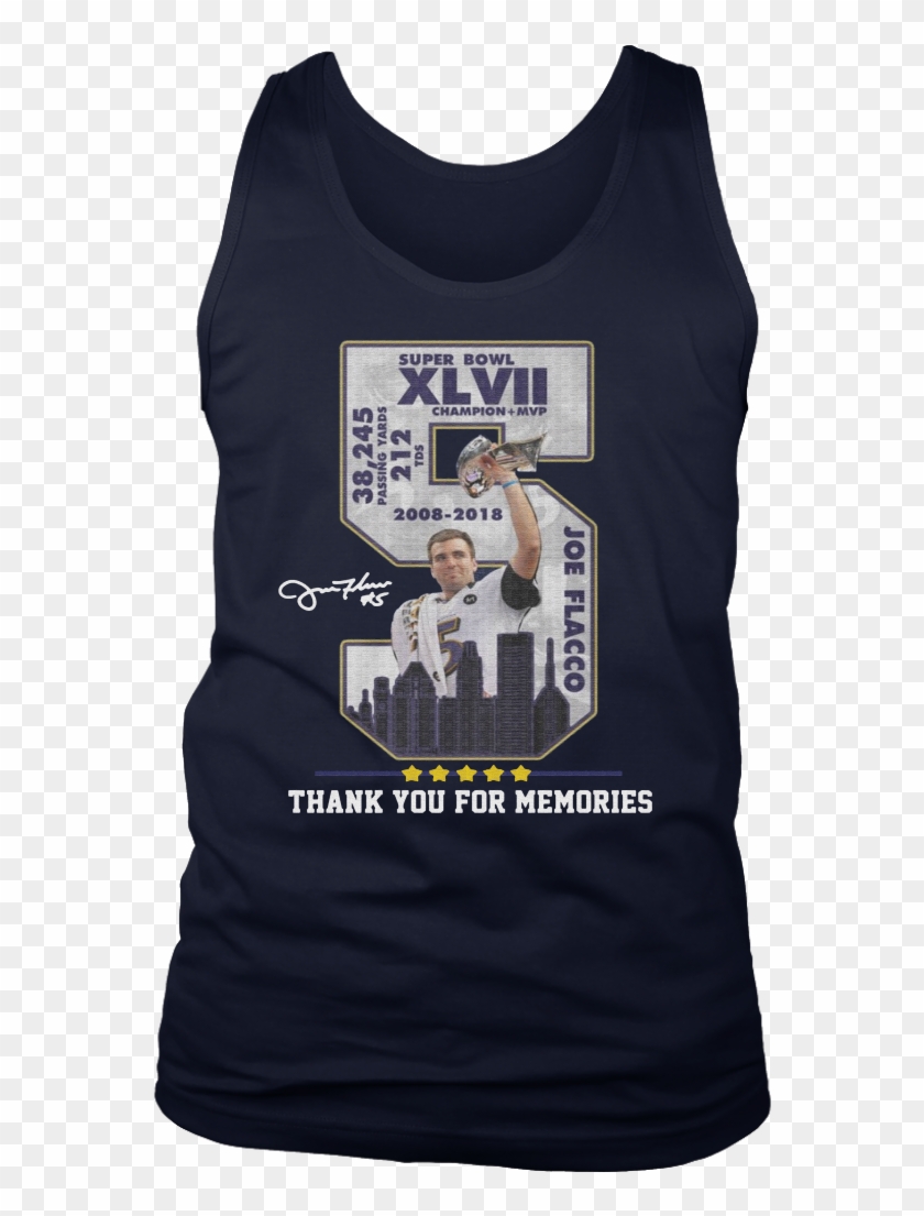 Thank You For The Memories Shirt Joe Flacco - One Piece Zoro Tank Top Clipart #3354867