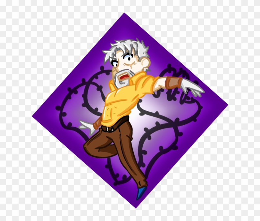 Jjba Joseph Charm - Cartoon Clipart #3354951