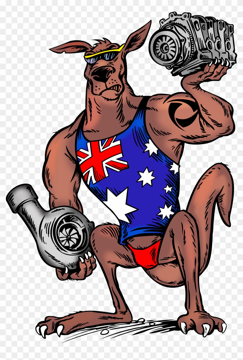 Pac Kangaroo - Cartoon Clipart #3355145