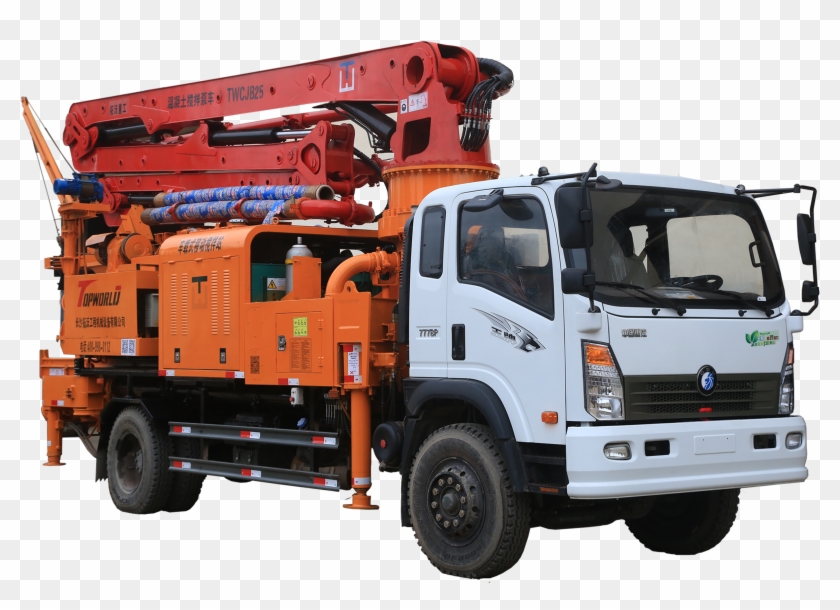 Cheap Price Topworld 25m Truck-mounted Concrete Mixer - Commercial Vehicle Clipart #3355197