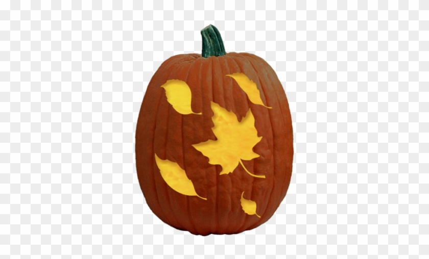 Falling Leaves Pumpkin Carving Pattern - Martin Luther King Jr Pumpkin Clipart