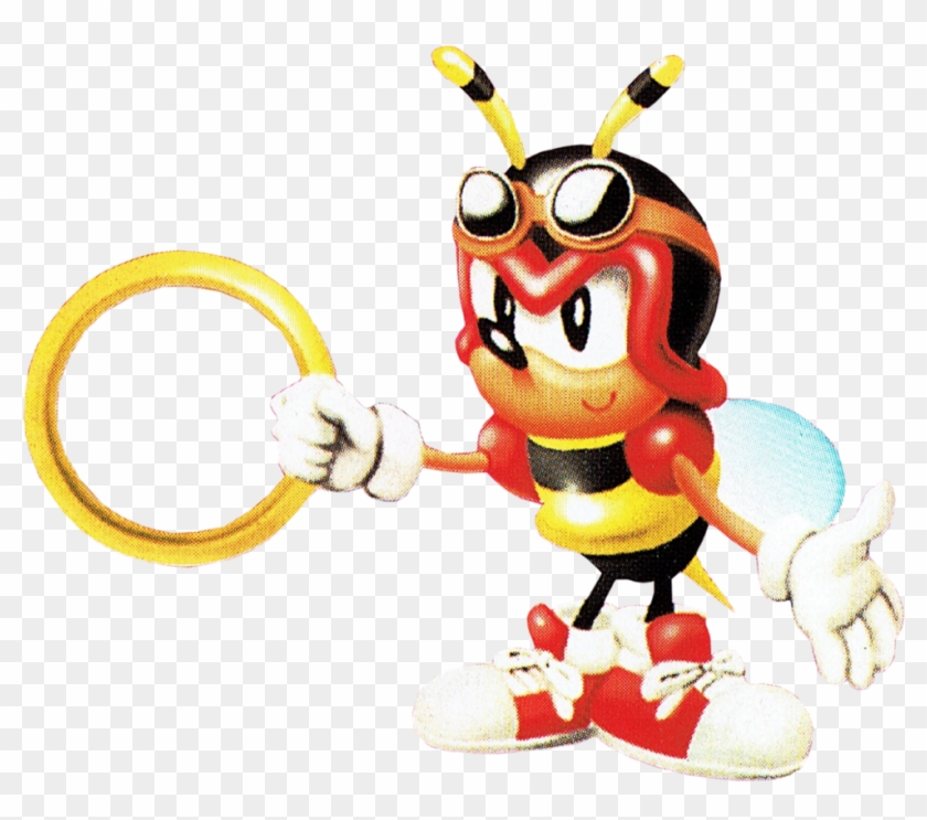 Sonic The Hedgeblog - Knuckles Chaotix Charmy Bee Clipart