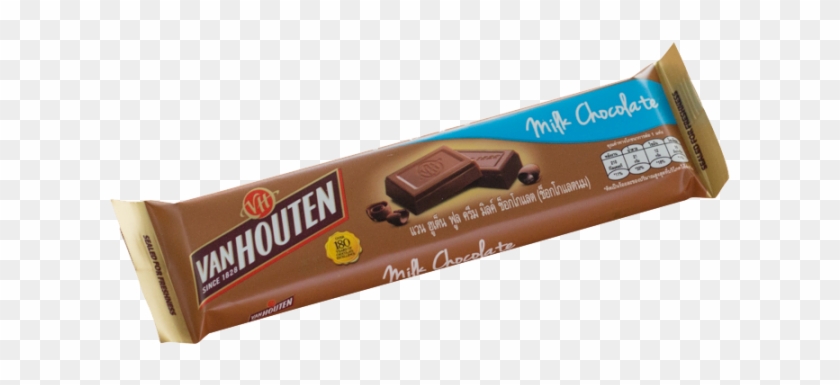 Van Houten Milk Chocolate - Chocolate Bar Clipart