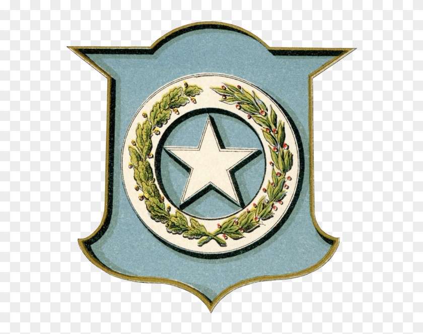 Coat Of Arms Of Texas - Escudo De Texas Clipart