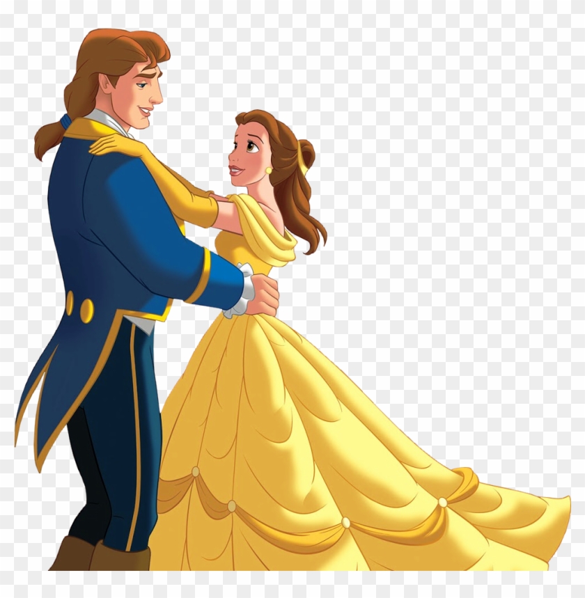 belle and the beast dancing silhouette clipart