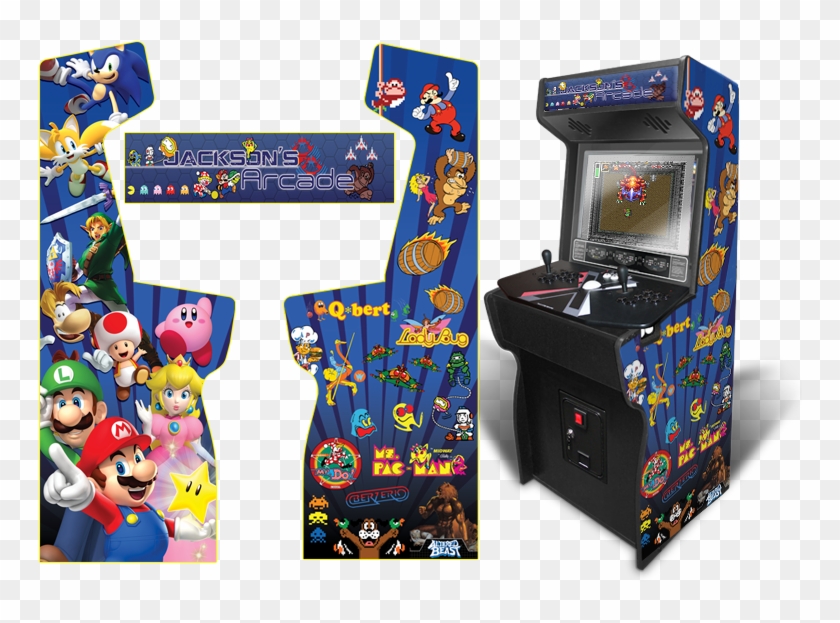 Custom Permanent Full Size Classically Modern Inspired - Street Fighter Arcade Graphics Clipart