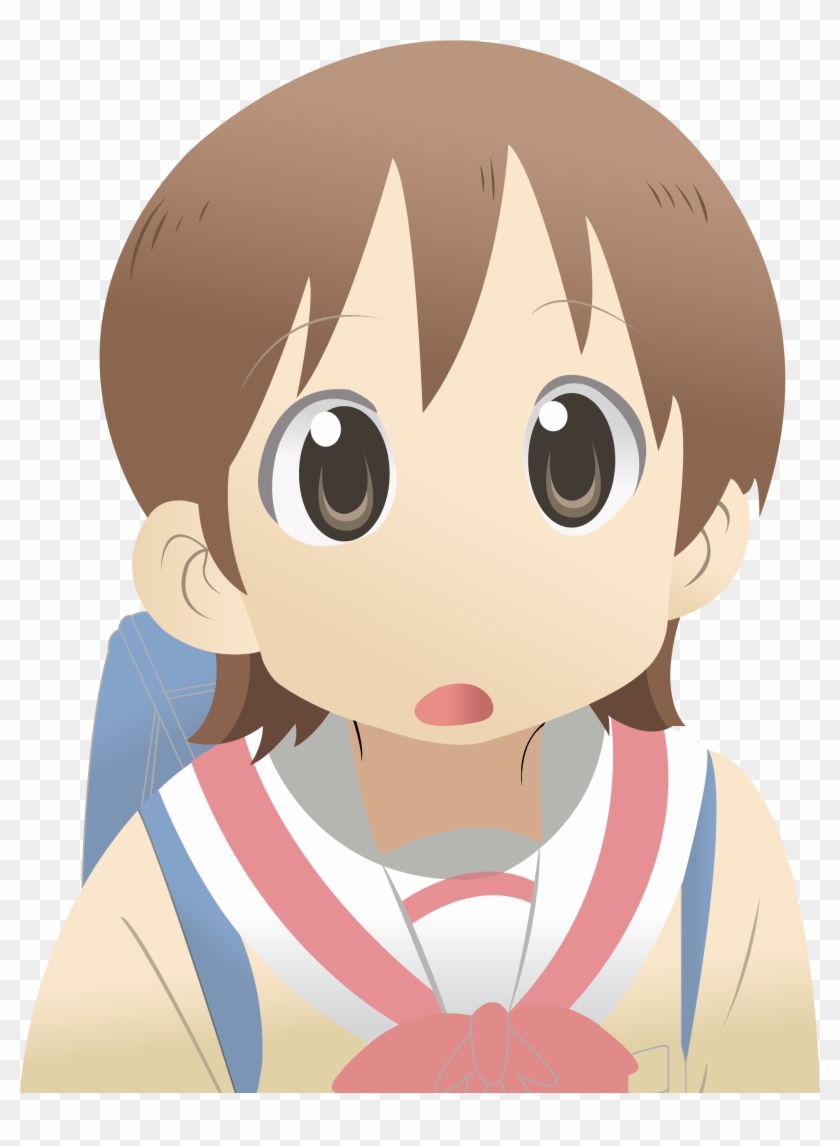 Nichijou Aioi Yuko Seifuku Transparent Png Vector Trace - 日常 Clipart #3356346