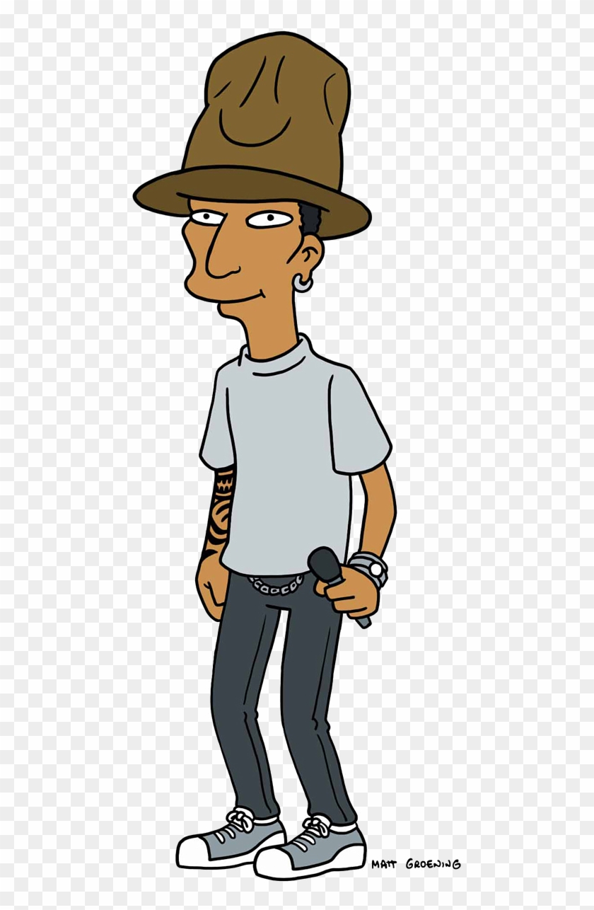 Pharrell Williams - Pharrell Williams En Los Simpsons Clipart #3356528
