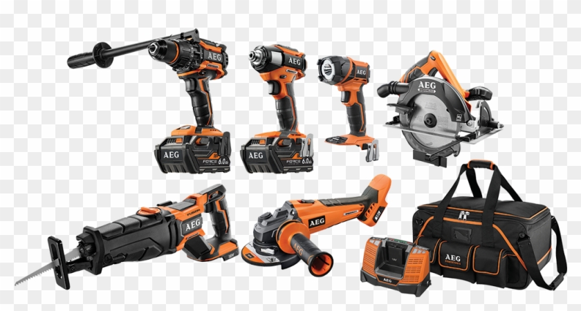 Combo Kits - Aeg 1 X Battery 18v 4,0ah Bl1218 Carregador + 1 X X Clipart