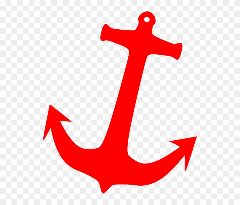 Ancora Png Desenho - Red Anchor Clip Art Transparent Png