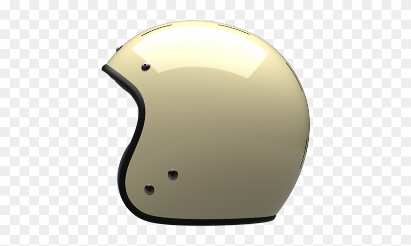 Double Cream Jet - Motorcycle Helmet Clipart