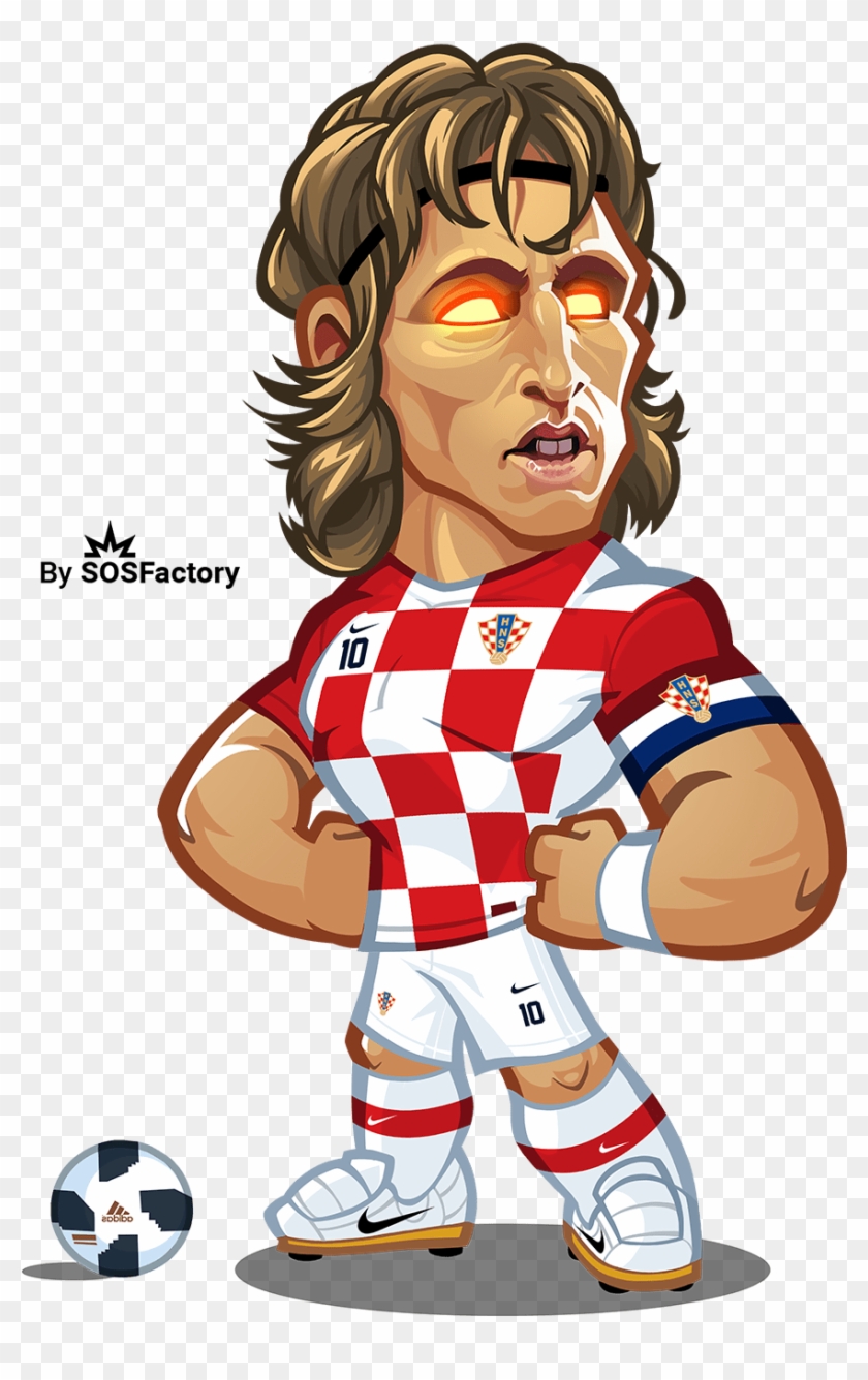 Luka Modric Caricature - Como Dibujar A Luka Modric Clipart