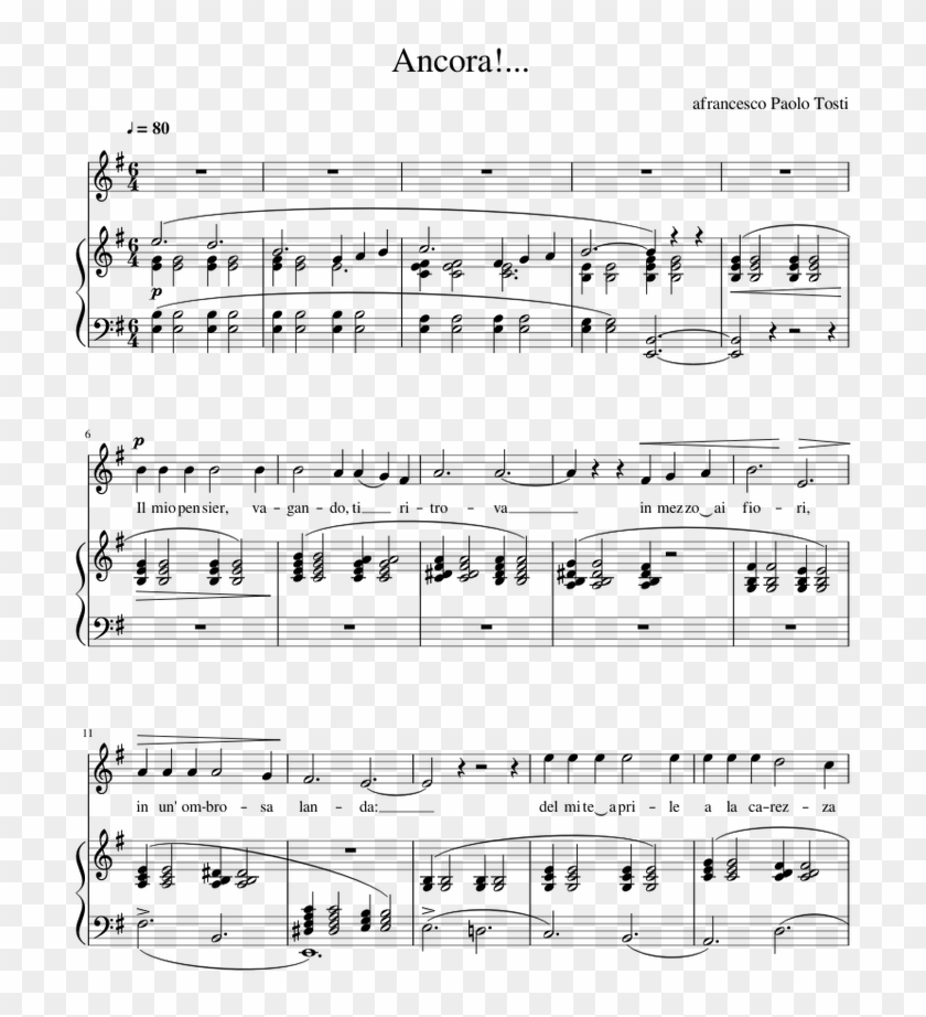 Ancora - Free Printable Christmas Hallelujah Sheet Music Clipart #3357095