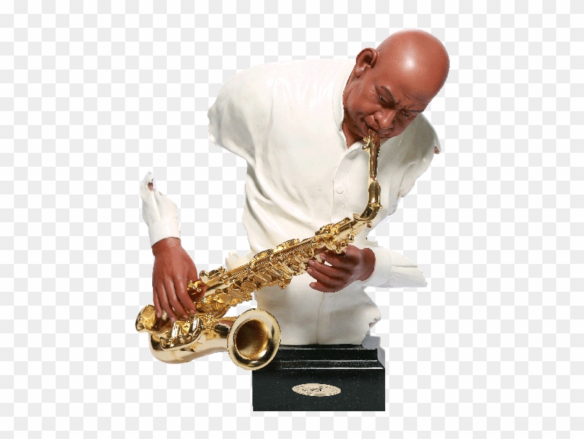 Saxophone Player Rock Music Figure Figurine - Saxophone Clipart #3357578