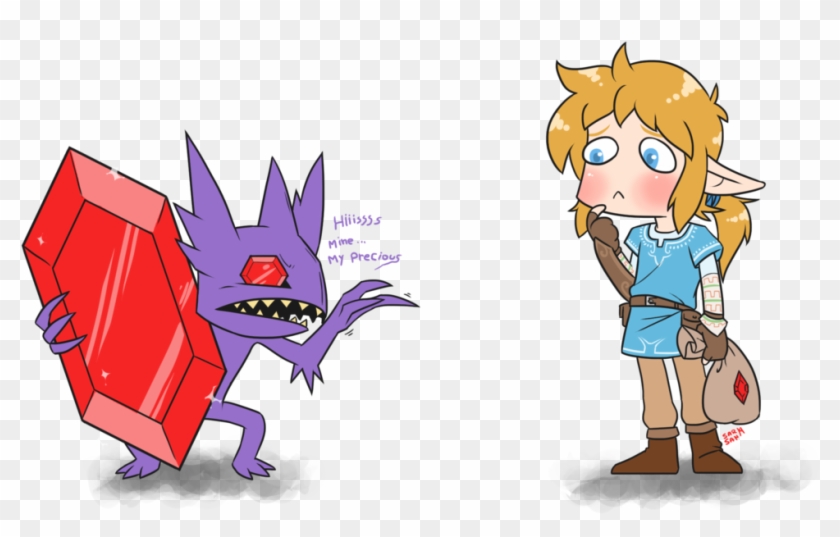 Zelda U And Rupees - Cartoon Clipart #3357633