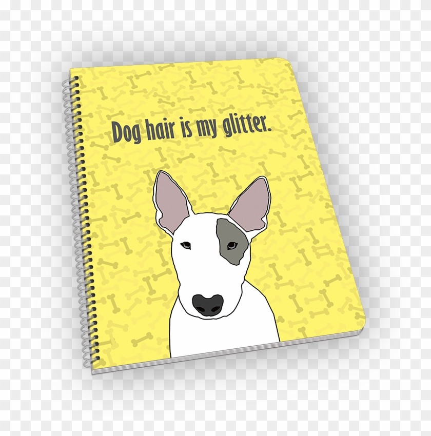 Spiral-bound Notebook With Bull Terrior On The Cover - Bull Terrier (miniature) Clipart