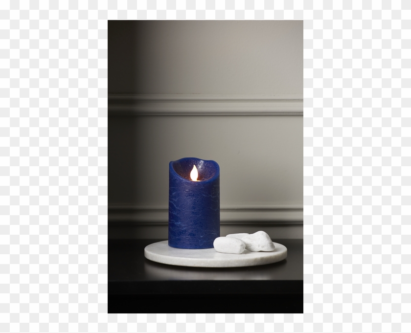 Led Pillar Candle M-twinkle - Led Kerze Blau Clipart #3359004