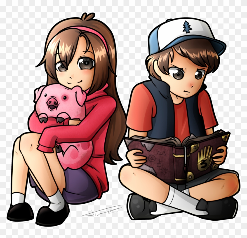 Dipper Pines Images Dipper And Mabel By Tvzrandomness - Gravity Falls Dipper Y Mabel Anime Clipart
