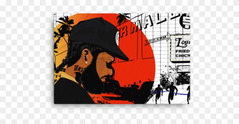 24×36 Nipsey Hussle - Poster Clipart