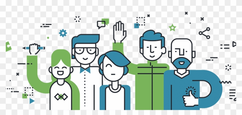 Assistances For Social Media - Power Teamwork Clipart #3360037