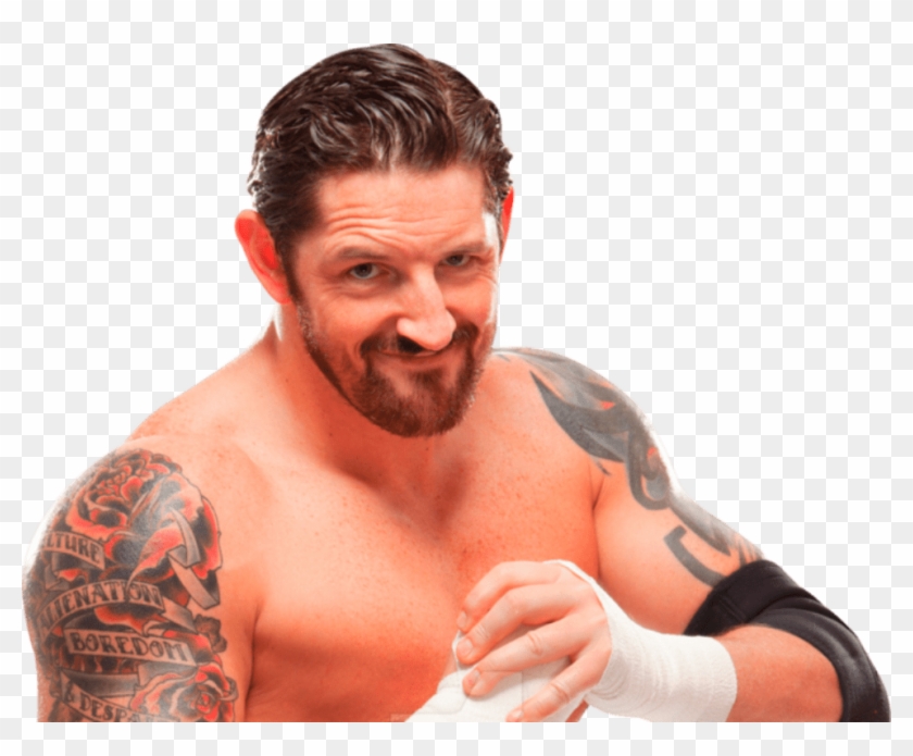 Bad News Barrett Tattoo Close Up - Wade Barrett Vs Baron Corbin Clipart #3360061