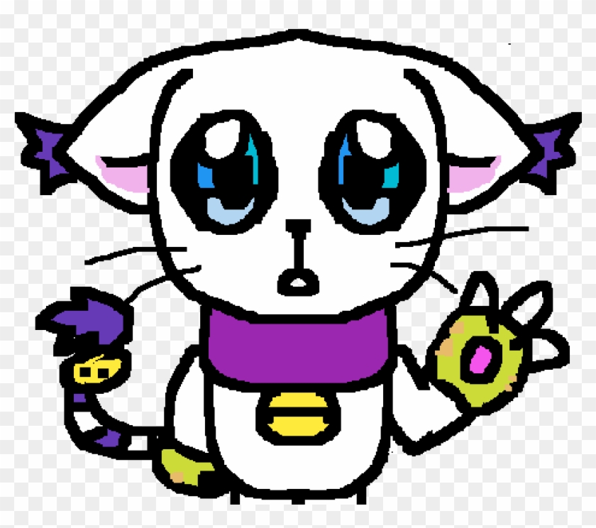 Gatomon Digimon Clipart