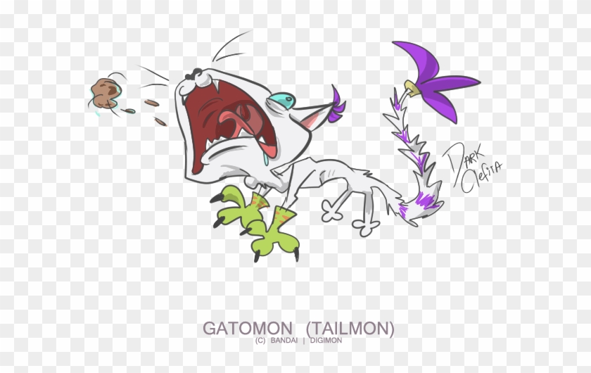 Derpymon - Gatomon - Illustration Clipart #3360418