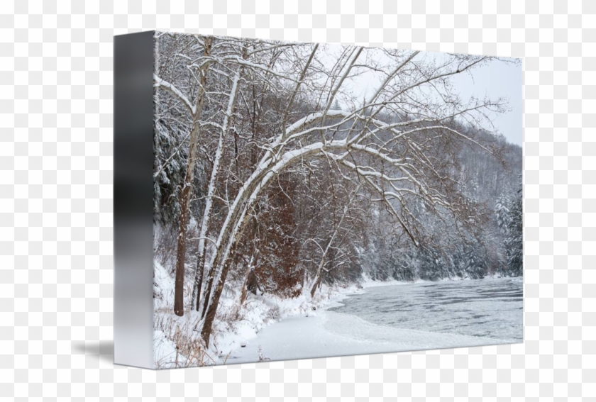 "ice On The Clarion No" By Stephen Sepan, Leeper, Pennsylvania - Snow Bridge Clipart #3360477