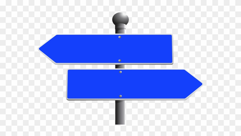 Directory, Road Sign, Shield, Note, Street Sign - Blank Road Sign Transparent Clipart