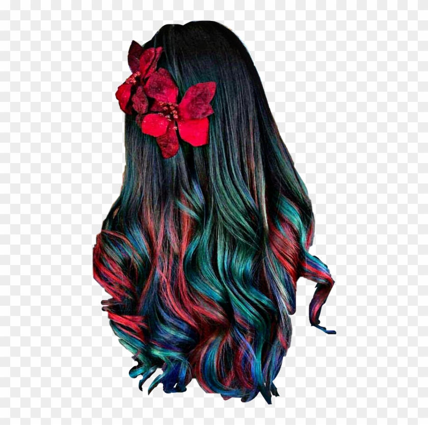 Rainbow Hair Color Ideas Clipart