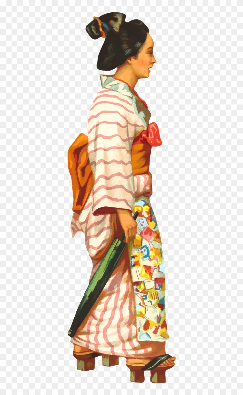 Female Japan Japanese - Japanese Dance Transparent Background Clipart #3360967