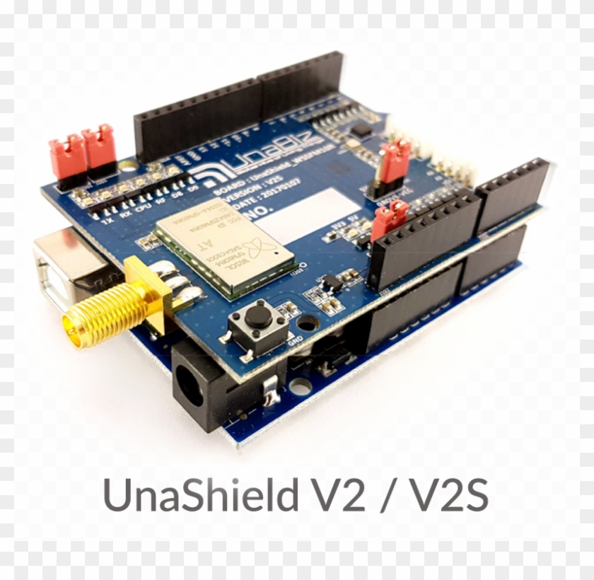 Unashield Is An Arduino Shield With A Sigfox Transceiver - Electronic Component Clipart #3361183