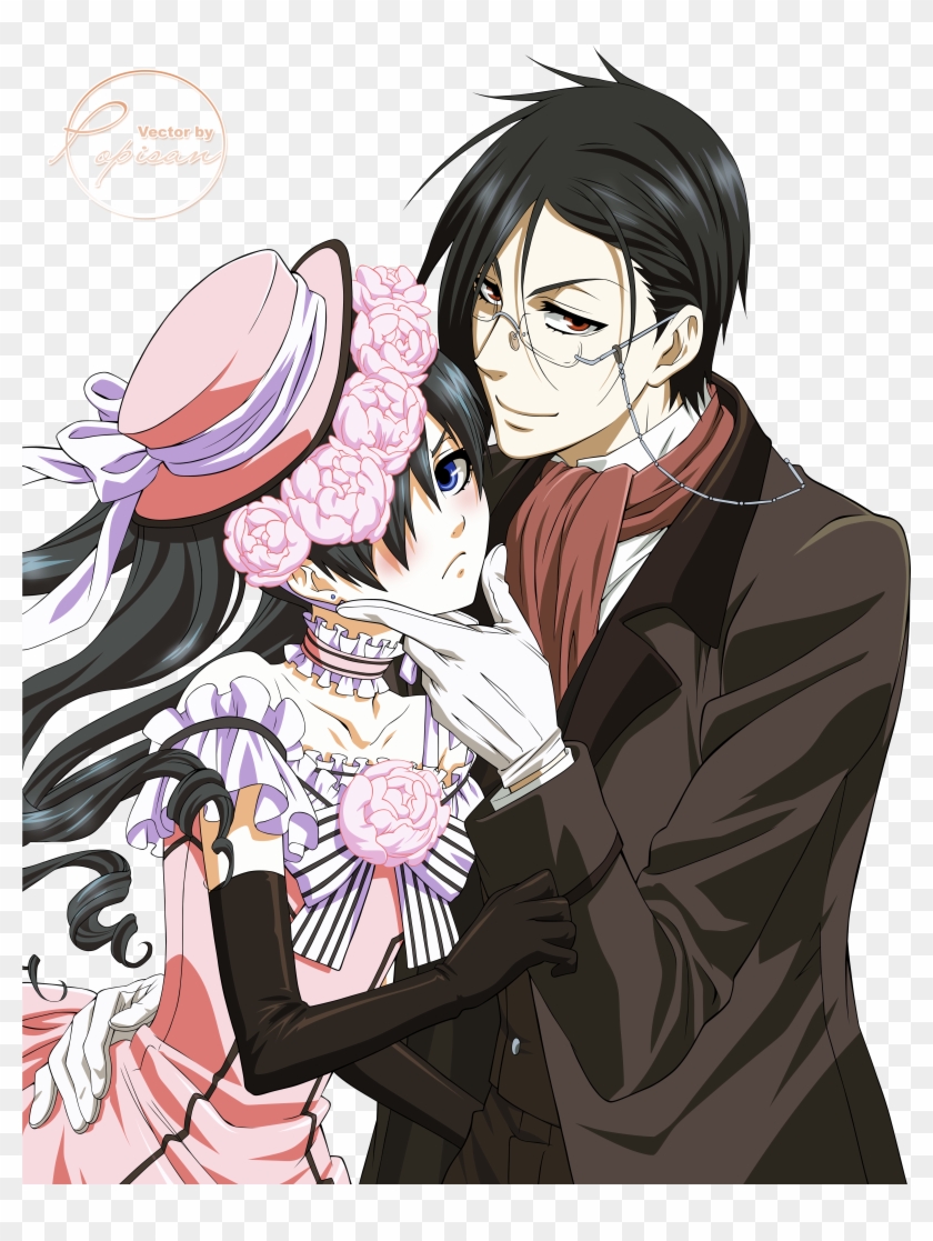 Download Png - Lady Ciel And Sebastian Clipart