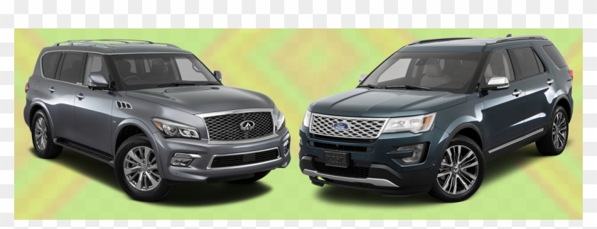 2016 Infiniti Qx80 Vs 2016 Ford Explorer - Infiniti Q80 Vs Qx60 Clipart #3361525