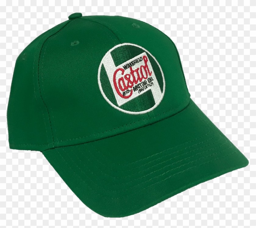 Race/rally Cap Cap With Embroidered Classic Castrol - Castrol Motor Oil Hat Clipart