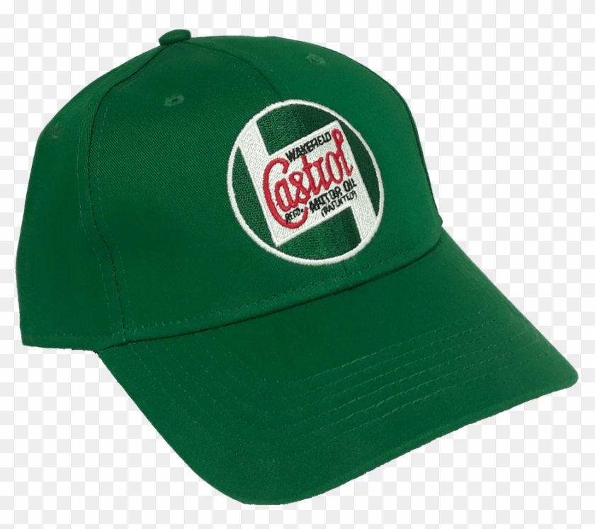 Race/rally Cap Cap With Embroidered Classic Castrol - Castrol Motor Oil Hat Clipart #3361527