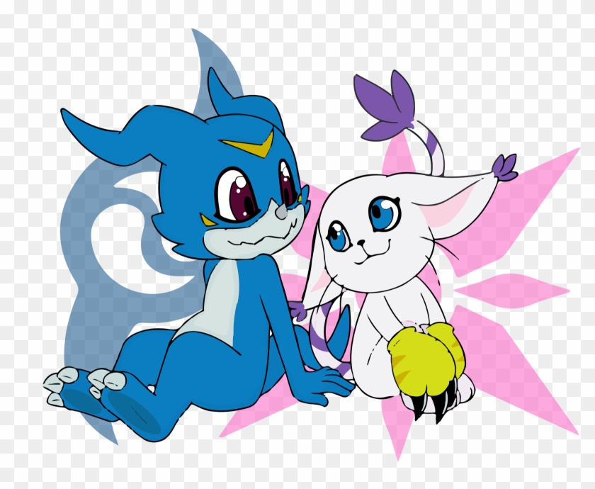 Gatomon And Patamon Clipart #3361616
