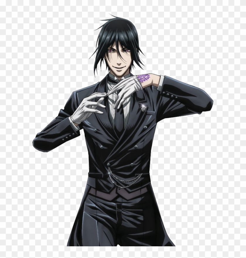 Black Butler Facts - Sebastian Michaelis Full Outfit Clipart