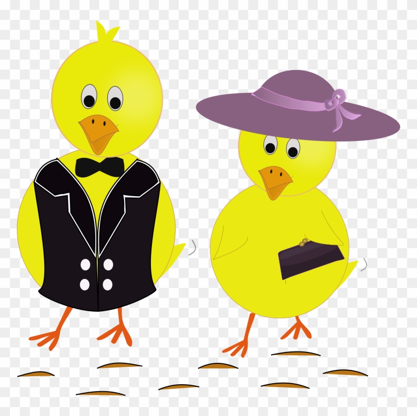 Easter Sunday Chicks Free Svg Vector - Easter Chick Clipart - Png Download #3361891