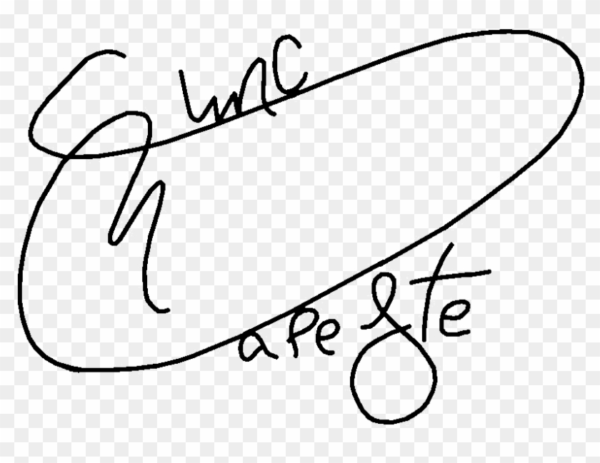 Mc Daleste Autografo - Autografo Mc Daleste Clipart #3362311