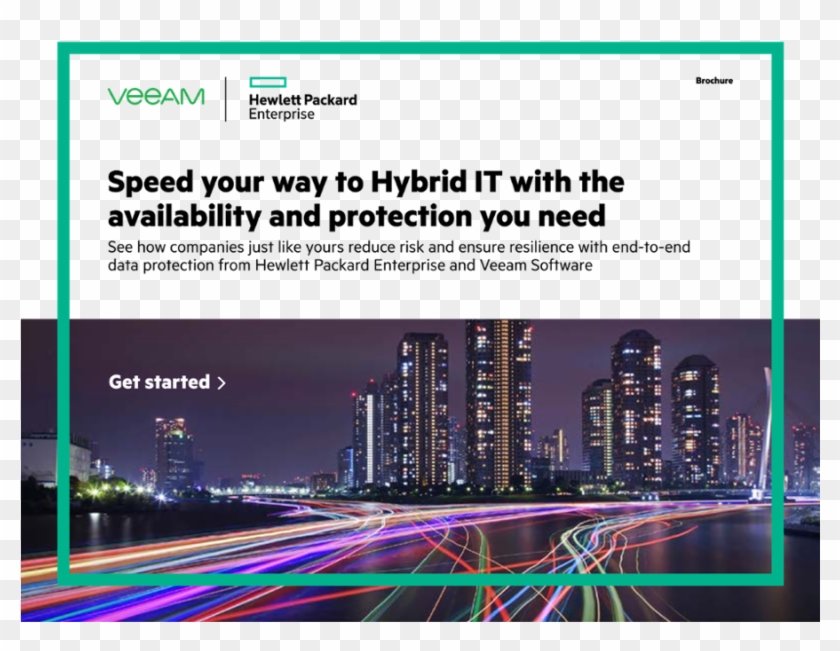 Hpe & Veeam Customer Reference Book Speed Your Way - Hewlett Packard Enterprise Clipart