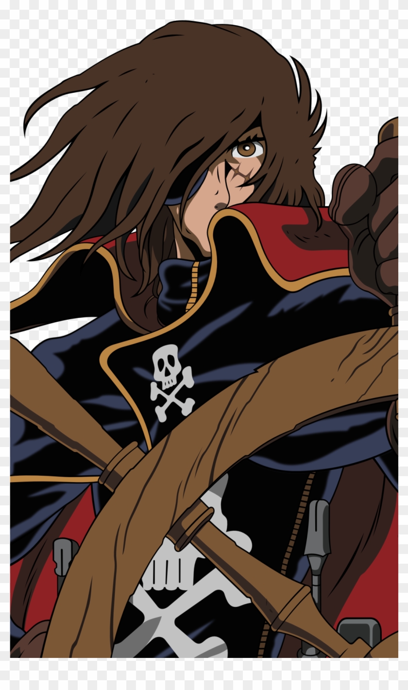 Captain Harlock Poster Clipart