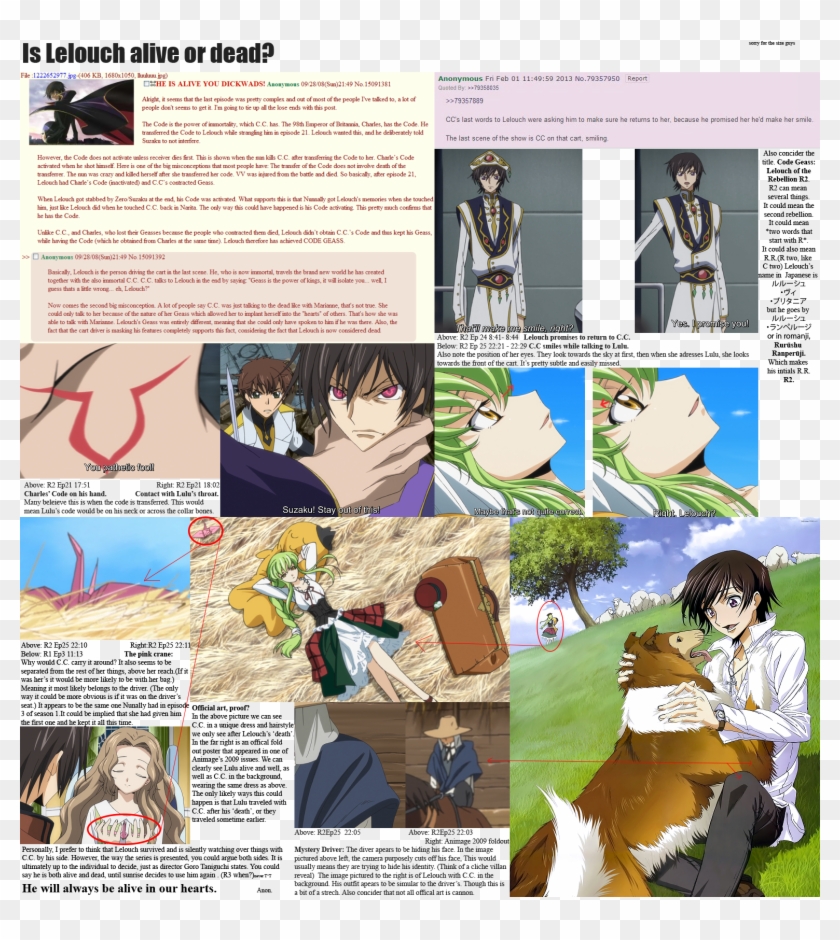 I Know It's Kinda Pointless What With R3 Being Announced - Code Geass Lelouch Of The Resurrection Spoilers Clipart