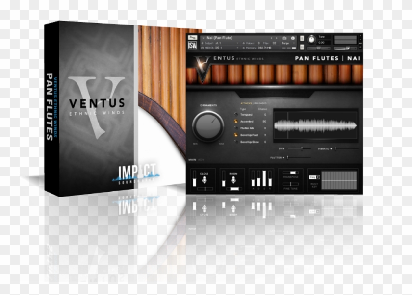 Impact Soundworks Ventus Ethnic Winds Sampled Pan Flutes - Impact Soundworks Ventus Ethnic Winds Bansuri Kontakt Clipart #3362882