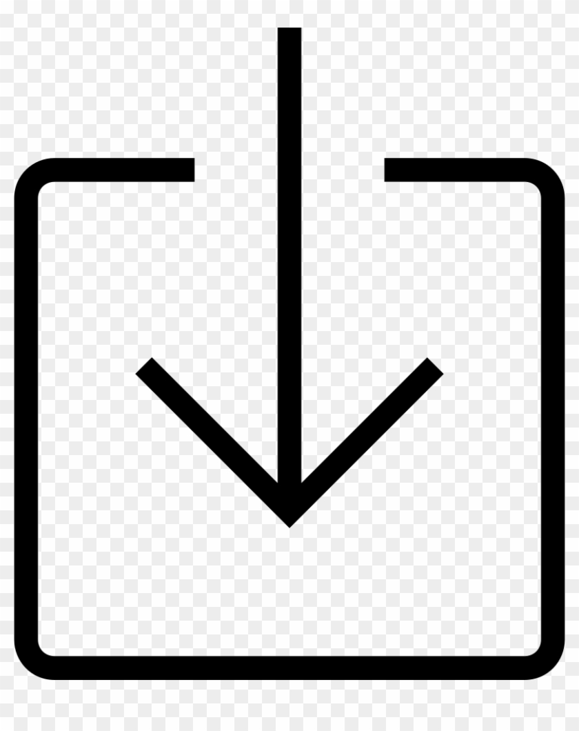 Essential Light Arrow In Down Comments Clipart
