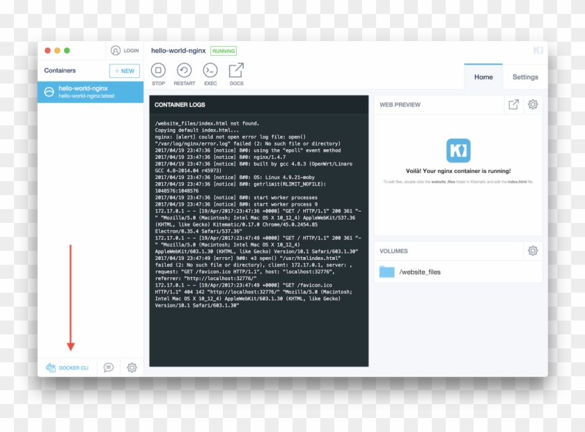 Docker Kitematic Clipart