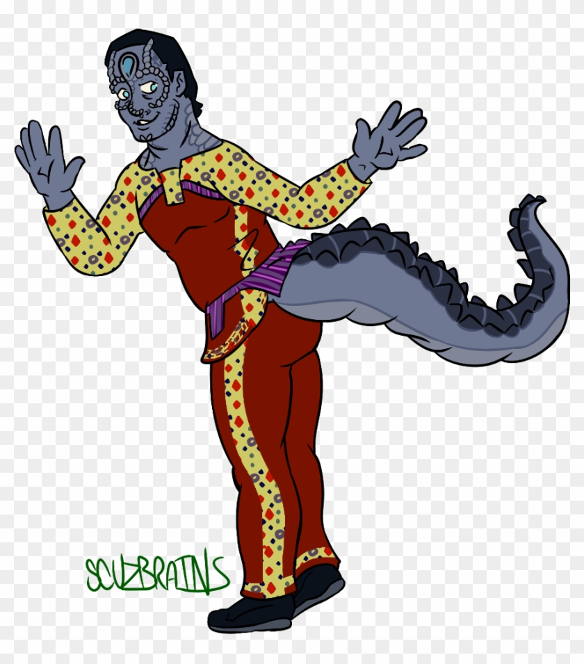 Commission For @cohobbitation Garak Showing Off His - Illustration Clipart