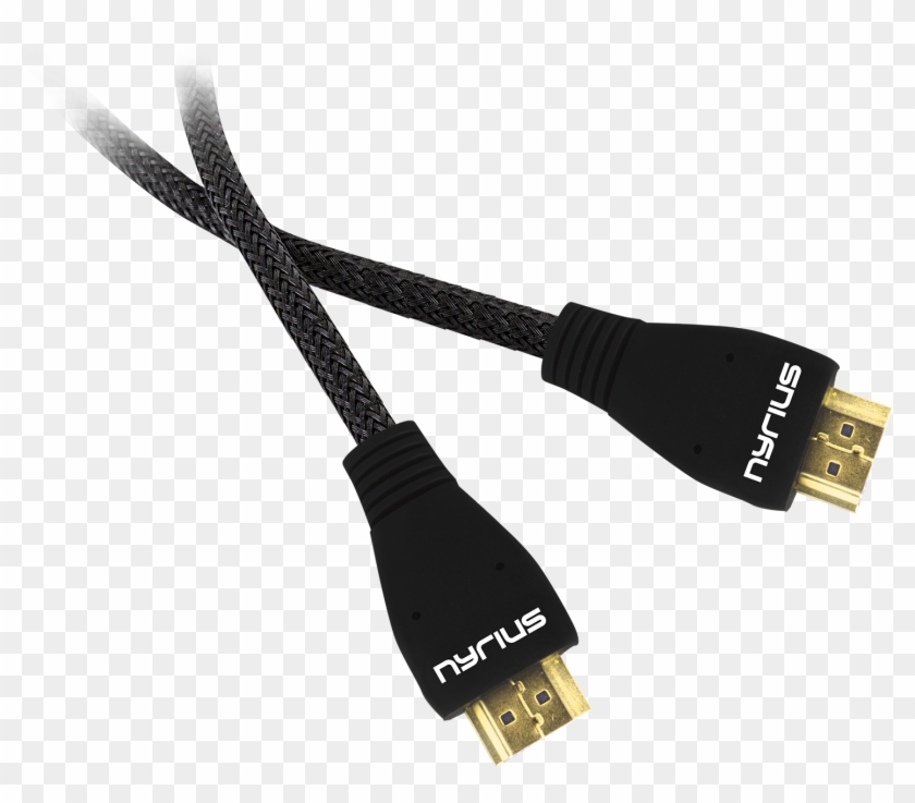 High Speed Hdmi Cable Supports 3d, Ethernet, & Audio - 3.5 Mm Plug Png Transparent Clipart