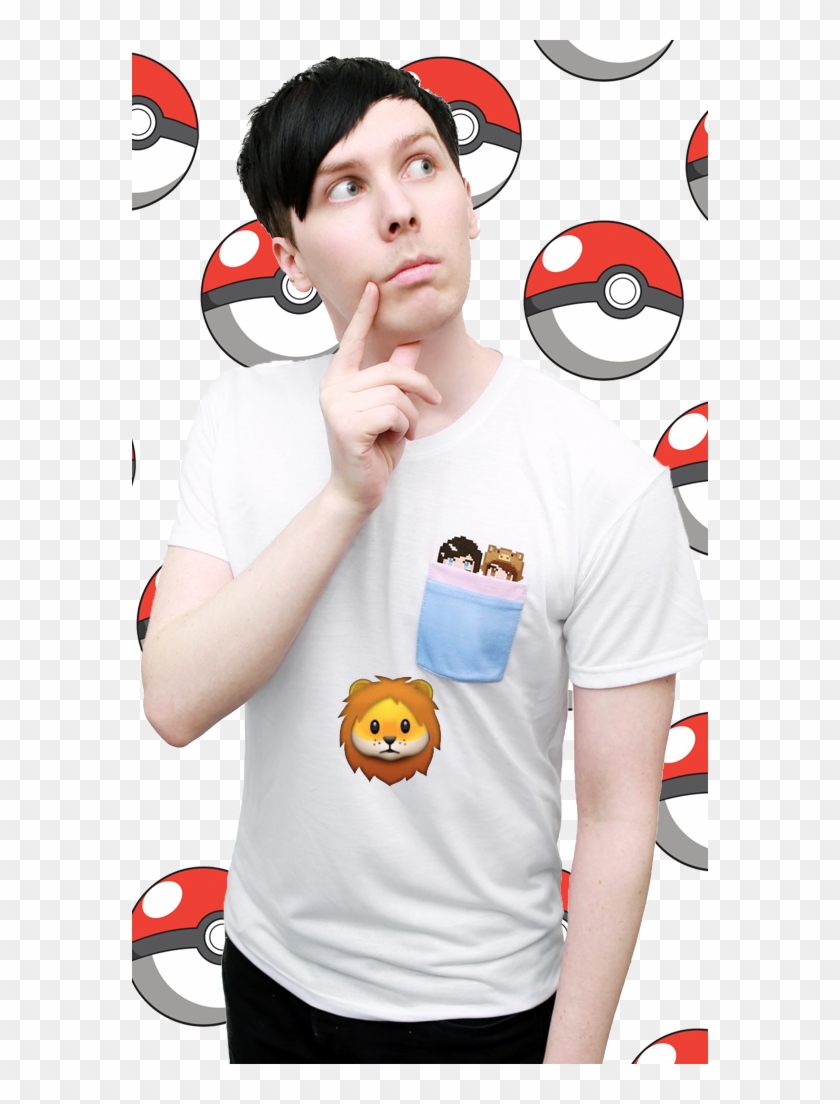 Amazingphil Amazingphil Edit Youtuber Lockscreen Lockscreen - Phil Lester White Shirt Clipart