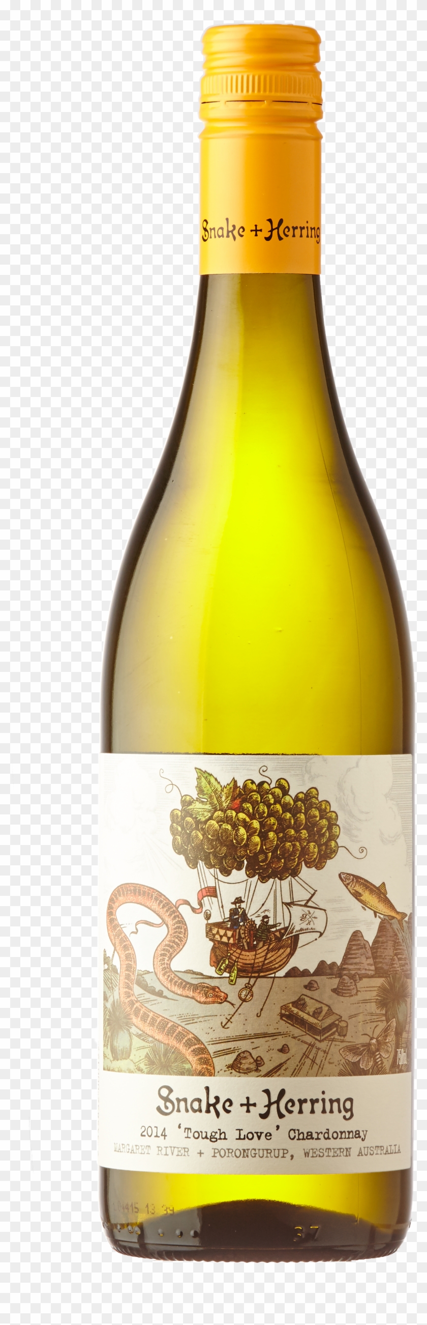 Snake & Herring Tough Love Chardonnay 2015 , Buy Wine - Sherry Clipart